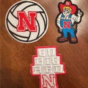 NEW Nebraska Huskers Embroidered Patches